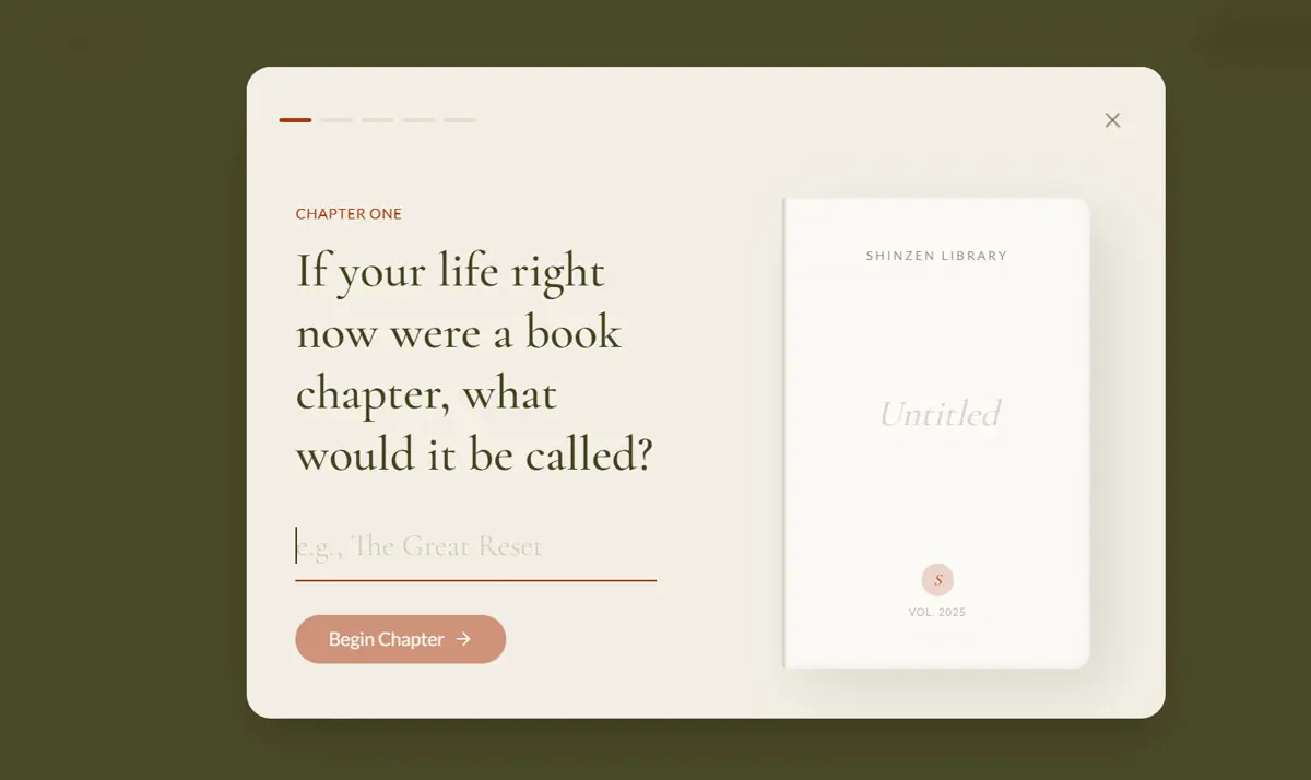 Shinzen Intelligence interface detail